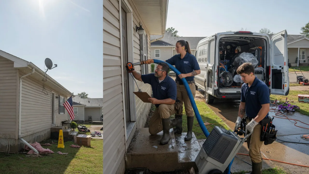 Ceiling Water Damage Restoration in West Burlington, NY near me